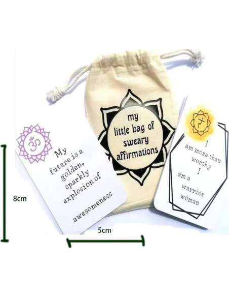 24 Tarjetas de Afirmación Divertidas SHITBRF - Inspiración Positiva 24 Tarjetas de Afirmación Divertidas SHITBRF - Inspiración Positiva