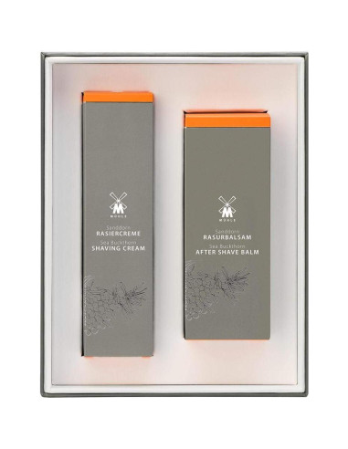 Set de Cuidado de Afeitado MÜHLE Espino Marino - Crema y Aftershave