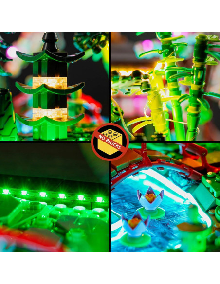 Luz LED BrickBling Compatible con Lego 10315 Jardín Zen Luz LED BrickBling Compatible con Lego 10315 Jardín Zen