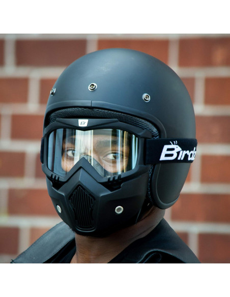 Gafas de Motocicleta Birdz Skylark con Máscara Facial Removible Gafas de Motocicleta Birdz Skylark con Máscara Facial Removible