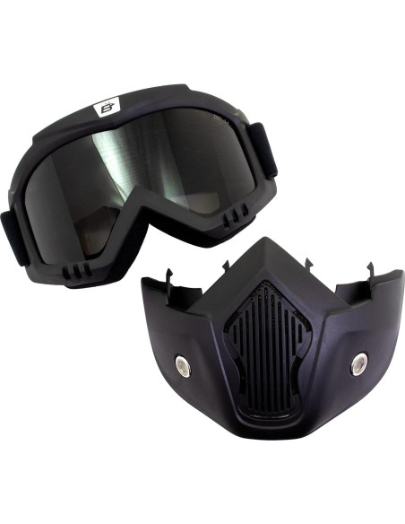 Gafas de Motocicleta Birdz Skylark con Máscara Facial Removible Gafas de Motocicleta Birdz Skylark con Máscara Facial Removible
