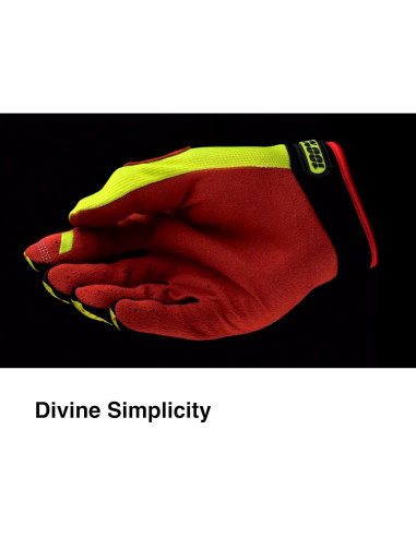 Guantes de Ciclismo 100% Ridefit Marino/Blanco Mediano