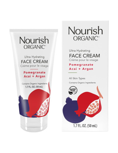 Crema Facial Orgánica Nourish 48.19 ml - Hidratante con Argán