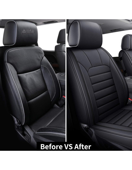 Fundas de Asiento Delanteras LUCKYMAN CLUB 2 Pcs para Chevy Silverado 2007-2025 Fundas de Asiento Delanteras LUCKYMAN CLUB 2 Pcs para Chevy Silverado 2007-2025