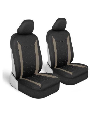 Cubiertas de Asiento Delanteras Motor Trend SpillGuard Beige