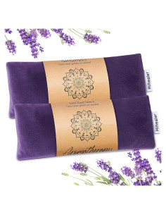 Máscara de Ojos Hihealer con Peso y Lavanda 25x10 cm