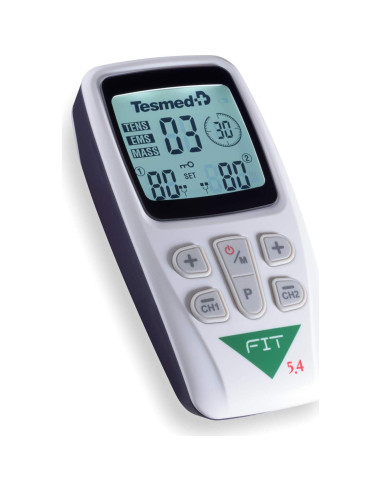 Estimulación Muscular Tesmed Fit 5.4 - 22 Programas, 4 Electrodos