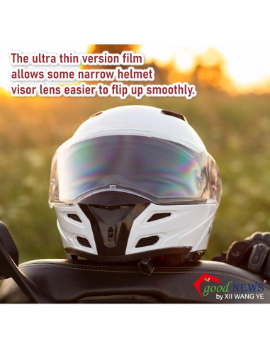 Película Antivaho TAC para Casco Integral XII WANG YE 24x9.6cm