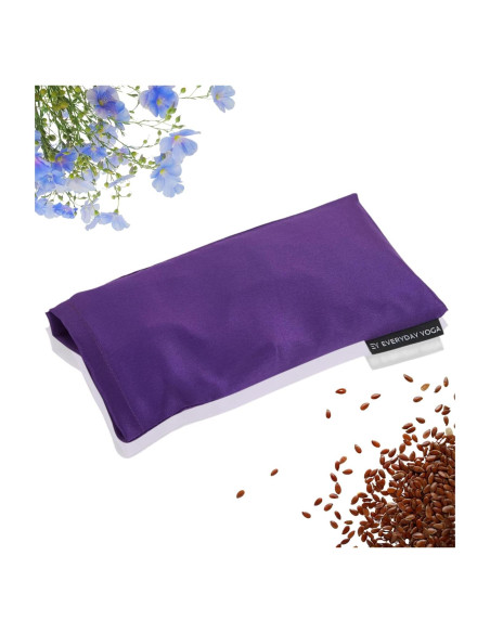 Almohadilla para ojos Yoga Diario Ciruela 25x15 cm Alivio Estrés Almohadilla para ojos Yoga Diario Ciruela 25x15 cm Alivio Estrés