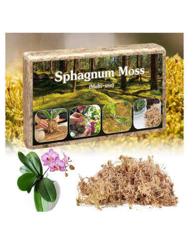 Musgo Sphagnum Natural Stroller 4 QT para Jardinería