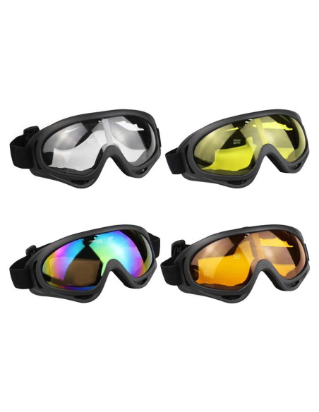 Gafas de Esquí AOUTACC UV400 4 Paquete Protección Impacto Gafas de Esquí AOUTACC UV400 4 Paquete Protección Impacto
