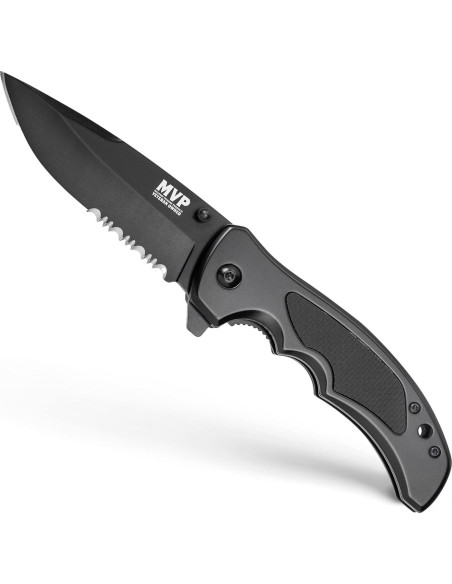 Cuchillo Táctico Plegable MVP 1805-SOT Negro Titanio Cuchillo Táctico Plegable MVP 1805-SOT Negro Titanio