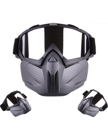 Máscara de Gafas Eoncore Desmontable para Motociclismo y Esquí Máscara de Gafas Eoncore Desmontable para Motociclismo y Esquí