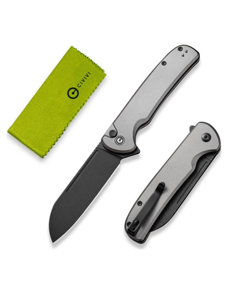 Cuchillo Plegable CIVIVI Chevalier II 8.8 cm Aluminio Gris Cuchillo Plegable CIVIVI Chevalier II 8.8 cm Aluminio Gris