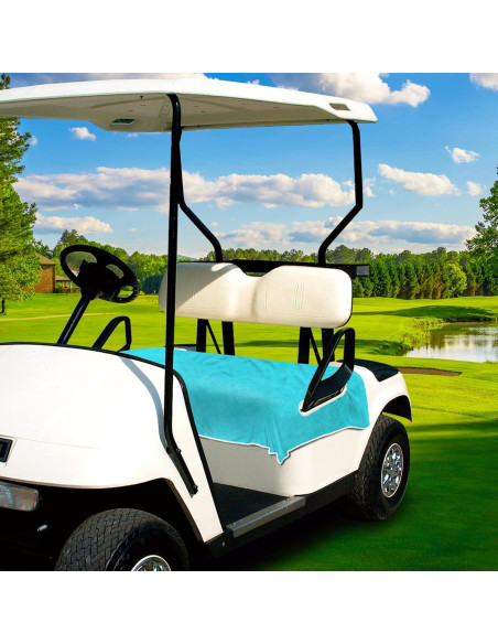 Fundas de Asiento para Carro de Golf YOKYHOM Microfibra Azul Fundas de Asiento para Carro de Golf YOKYHOM Microfibra Azul