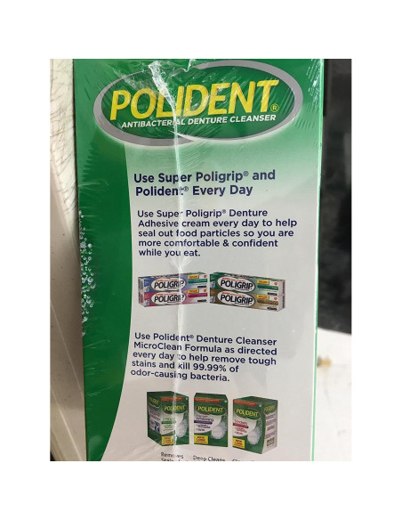 Limpiador Antibacteriano de Dentaduras Polident 192 Tabletas Limpiador Antibacteriano de Dentaduras Polident 192 Tabletas