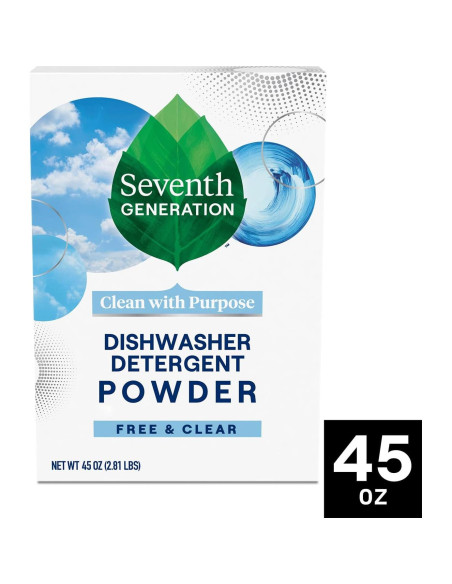 Detergente en polvo para lavavajillas Seventh Generation 2-Pack 1270g Detergente en polvo para lavavajillas Seventh Generation 2-Pack 1270g
