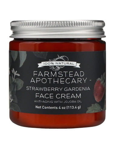 Crema Facial Anti-Envejecimiento Farmstead Apothecary 100g Jojoba