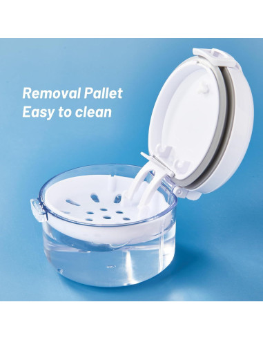 Caja de Baño Automática Esdallina para Dentaduras y Brackets