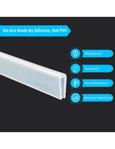 Bisel de Goma Silicona Protalwell 10 pies Blanco 1.59 mm Bisel de Goma Silicona Protalwell 10 pies Blanco 1.59 mm