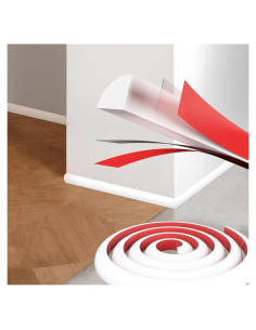 Moldura Flexible Autoadhesiva GAMZAU 248.92 cm Blanco