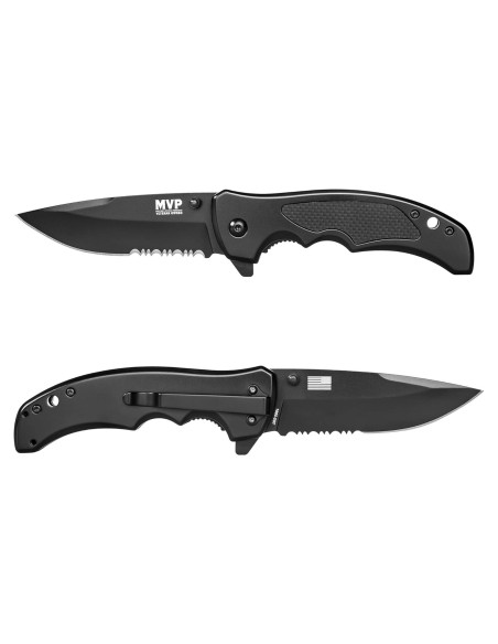 Cuchillo Táctico Plegable MVP 1805-SOT Negro Titanio Cuchillo Táctico Plegable MVP 1805-SOT Negro Titanio