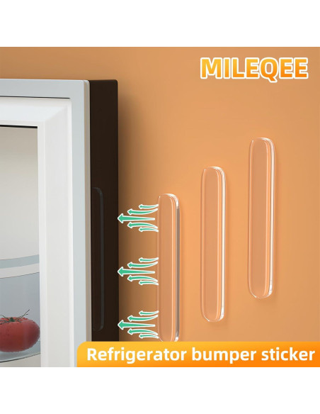 10 Tiras Protectores Transparentes MILEQEE para Puertas y Muebles 10 Tiras Protectores Transparentes MILEQEE para Puertas y Muebles