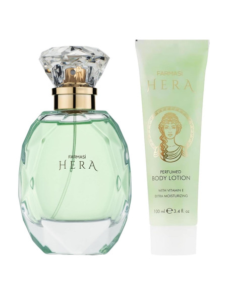 Set Gel de Ducha y Agua Perfumada Hera Farmasi 100ml + 65ml Set Gel de Ducha y Agua Perfumada Hera Farmasi 100ml + 65ml