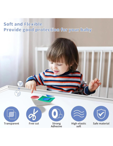 Protectores de Esquinas para Bebés HOMREALM 2M Transparente Protectores de Esquinas para Bebés HOMREALM 2M Transparente