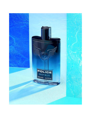 Fragancia Police Deep Blue para Hombres 100 ml - Aroma Refrescante