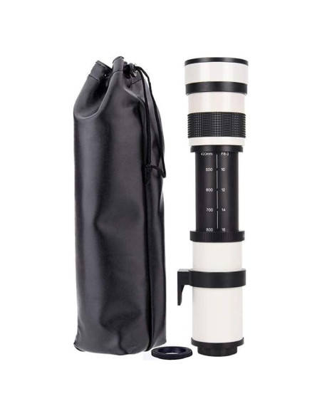 Lente Telefoto JINTU 420-800mm f/8.3 Manual para Canon Lente Telefoto JINTU 420-800mm f/8.3 Manual para Canon