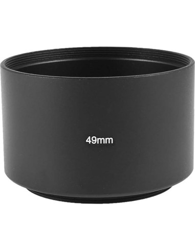 Capucha de Lente uxcell 49mm Aluminio Antirreflectante Negro