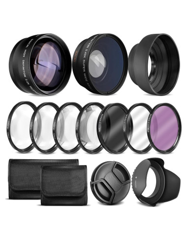 Kit de Lentes Ultra Deluxe 49mm para Canon y Fuji - 7 Piezas