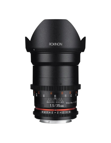 Lente Cine Rokinon 35mm T1.5 para Canon EF - Alta Calidad
