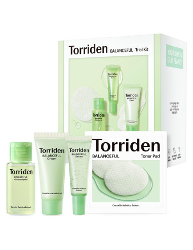 Kit de Cuidado de Piel Torriden Balanceful - 4 Pasos Cica