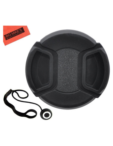 Tapa de lente 52 mm Big Mike's + Cap Keeper + Paño limpieza