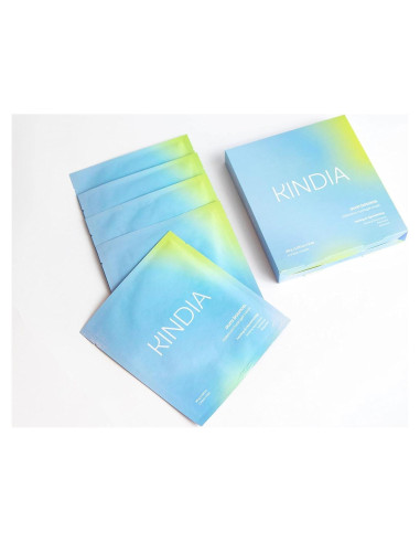 Mascarillas Faciales Coreanas KINDIA Aura Bounce Pack - 5 Unidades