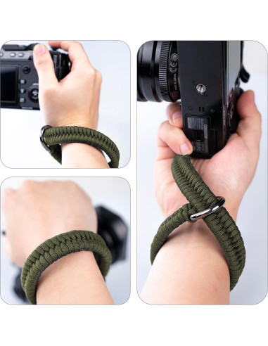 Correa de Muñeca para Cámara DSLR/Sin Espejo HAI BEN Verde