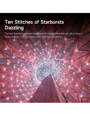 Lente Brightin Star 9mm F5.6 para Nikon Z - Ultra Ancho 132