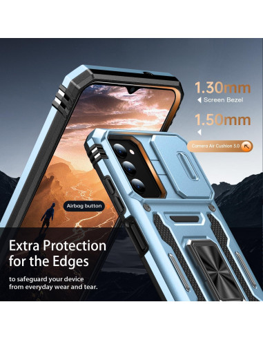FUNMIKO Funda para Samsung Galaxy A35 con Soporte Magnético