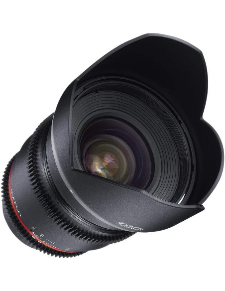 Lente Cine Rokinon 16mm T2.2 Gran Angular para Nikon Lente Cine Rokinon 16mm T2.2 Gran Angular para Nikon