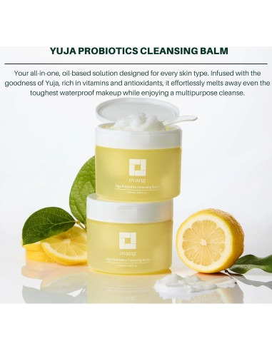 Bálsamo Limpiador Probioticos Yuja OVANG 100ml Hidratante