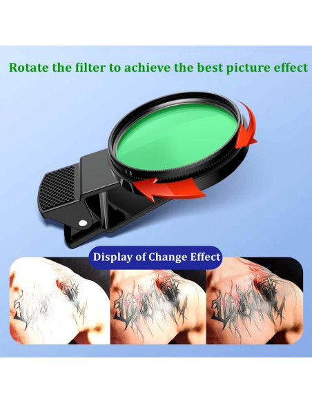 Filtro Polarizador CPL 52mm SDPX para Teléfono Móvil Filtro Polarizador CPL 52mm SDPX para Teléfono Móvil