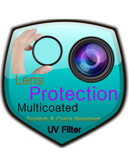 Filtro UV Protector HD MC 52mm iSnapPhoto para Sigma 23mm Filtro UV Protector HD MC 52mm iSnapPhoto para Sigma 23mm