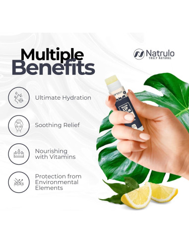 Bálsamo Labial Natural Natrulo - Hidratante de Grasa de Res 17g