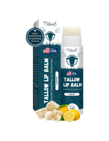 Bálsamo Labial Natural Erbaid - Hidratante de Grasa de Res 32g