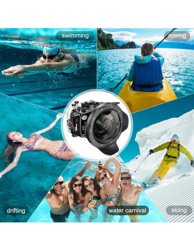 Carcasa Impermeable Sea Frogs para Cámara Sony A7C 40m