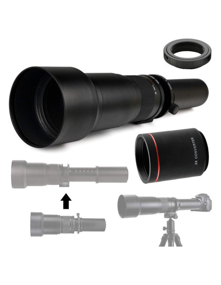 Lente Telefoto Zoom 650-1300mm f/8-16 Commander Optics Lente Telefoto Zoom 650-1300mm f/8-16 Commander Optics