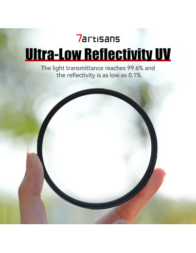 Filtro UV 7artisans ULR MRC 86mm, anti-reflejo y a prueba de agua