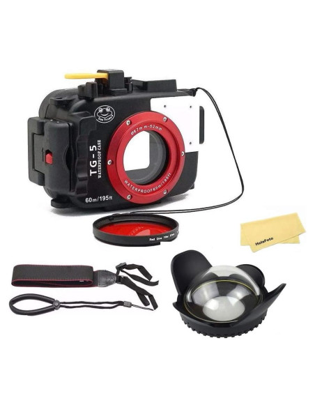 Funda Submarina Seafrogs para Olympus TG-5 con Filtro Rojo Funda Submarina Seafrogs para Olympus TG-5 con Filtro Rojo